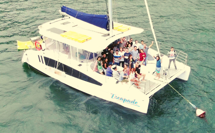 Escapade-Resort-Party-Boat-Catamaran-Hire-2